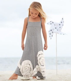 Swirly ruffles maxi dress