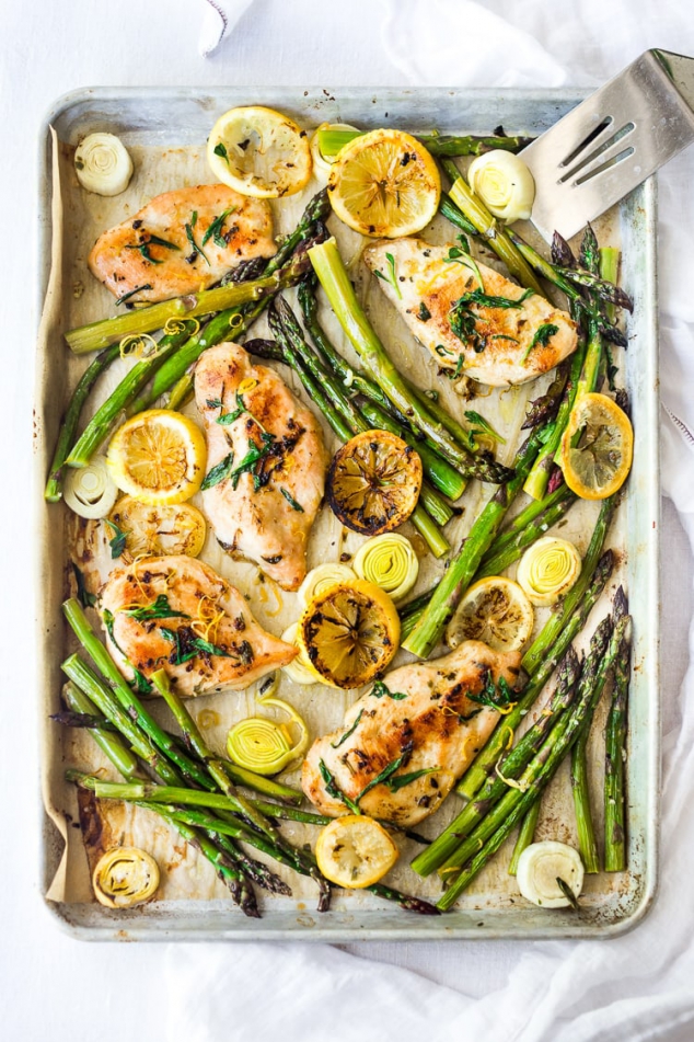 Tarragon Chicken with Asparagus, Lemon and Leeks - Image 2