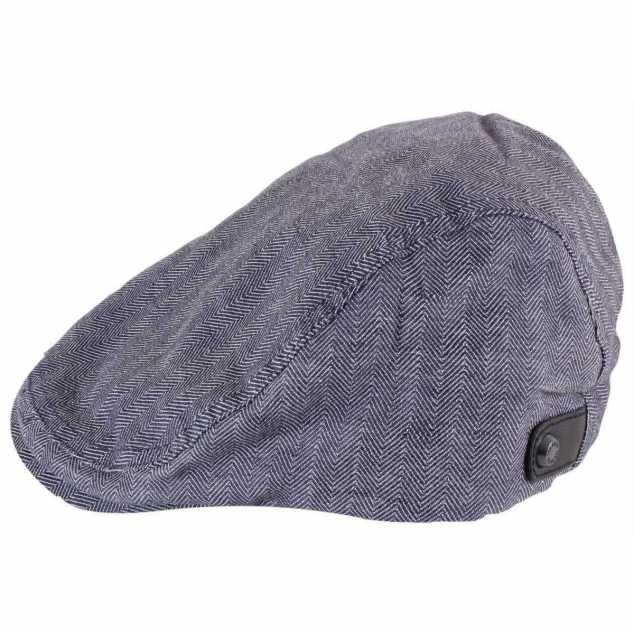 Ted Baker Ricepud Linen Herringbone Flat Cap - Image 2
