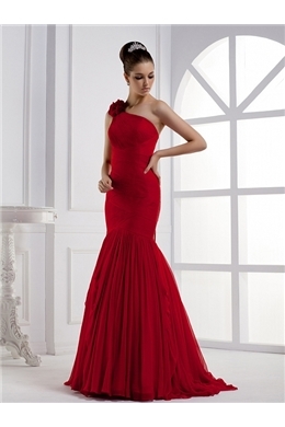 Tempting A-Line Floor-Length V-Neck Party/Evening Dress(6334)