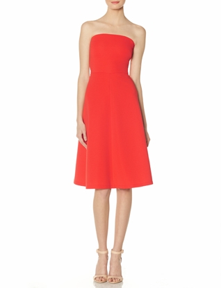 Textured Strapless Dress