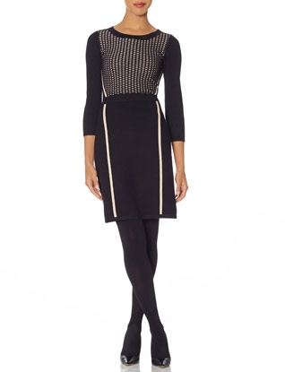 Textured Sweater Dress