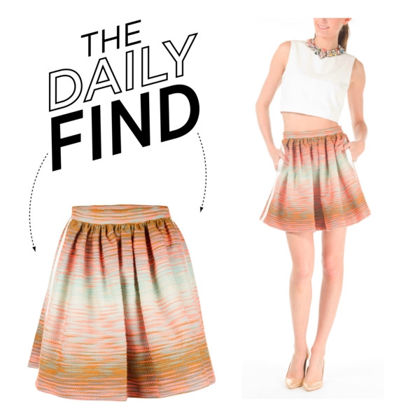The Daily Find: MSGM Bouclé Miniskirt