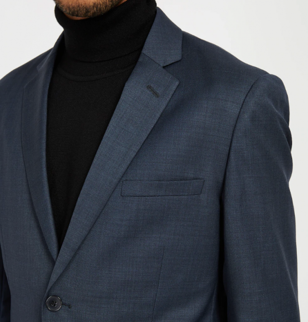 Laurier Sharkskin Stretch-Wool Suit Jacket - Image 2
