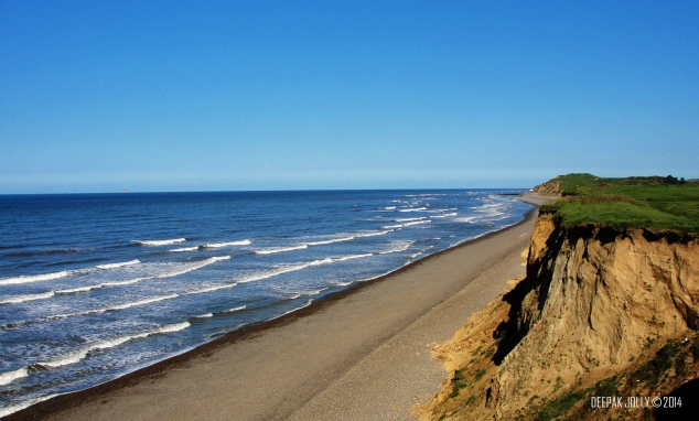 The North Sea off the coast of Sheringham