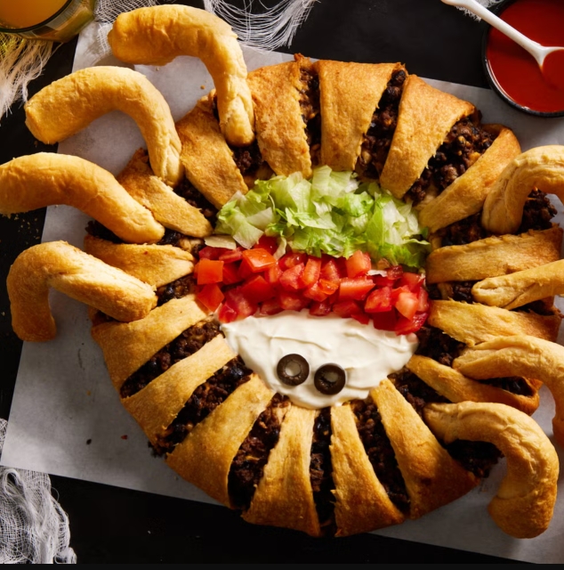 The Spider Taco Ring Is the Halloween Dinner Kids Will Actually Be Excited to Eat