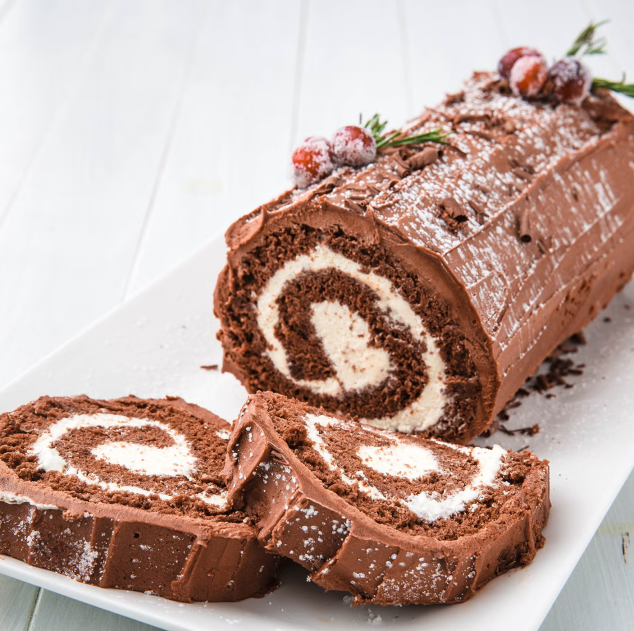 The Yule Log Cake That Makes Every Christmas Feel Magical