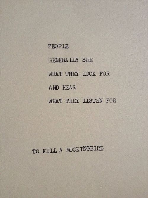 To Kill a Mockingbird quote