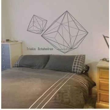 Triakis Octahedron Wall Decals