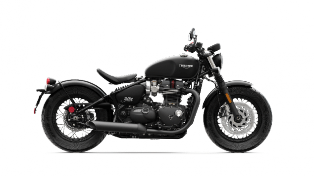 Triumph Bonneville Bobber Black