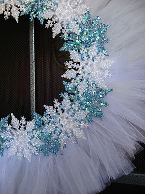 Tulle Christmas Wreath - Image 3