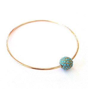 Turquoise Pave Bangle