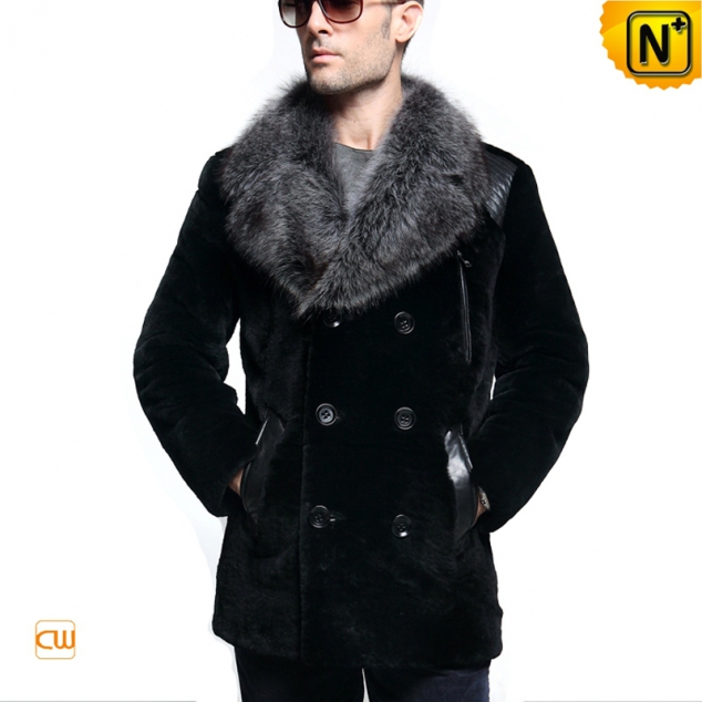 USA Brand | CWMALLS® Cheyenne Men Shearling Fur Coat CW868007[Global Free Customization Fur Coat]