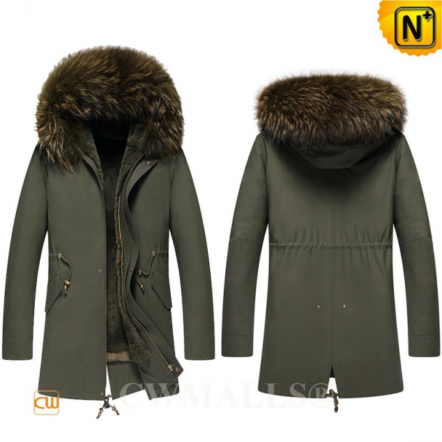 USA Brand | CWMALLS® Philadelphia Rabbit Fur Leather Parka CW807658 [Couple Fur Coat]