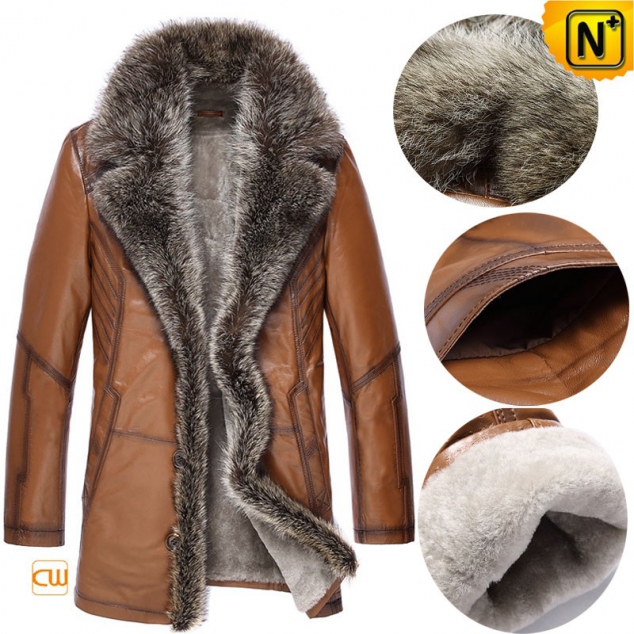 USA Brand | CWMALLS® Tallahassee Fur Shearling Leather Coat CW868565 [Couple Fur Coat]