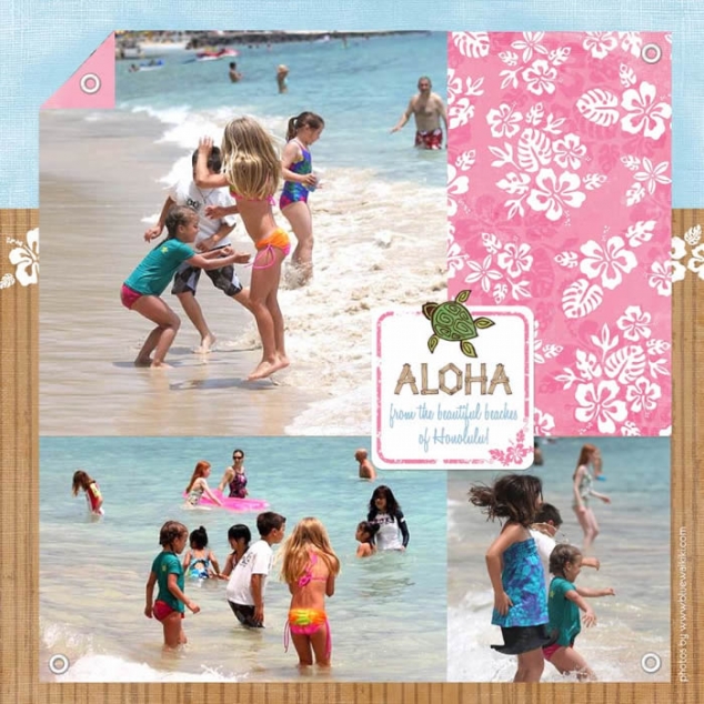 Vacation scrapbook