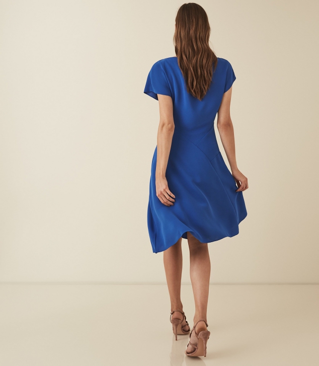 Victoria Capped Sleeve Midi Dress - Image 2
