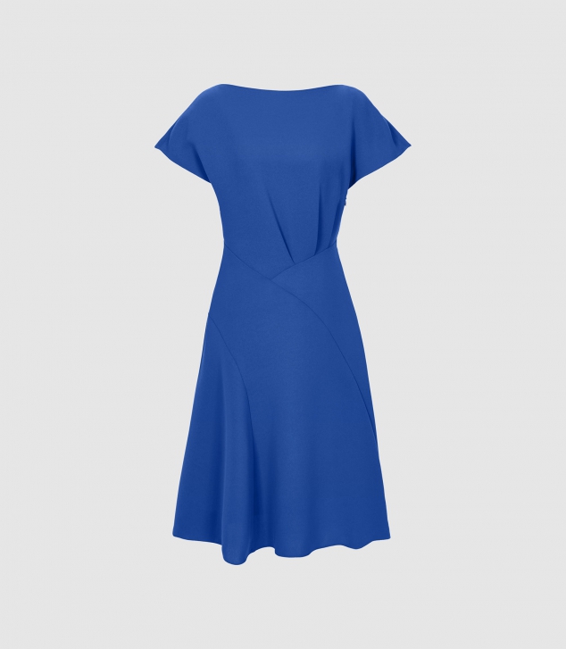 Victoria Capped Sleeve Midi Dress - Image 3