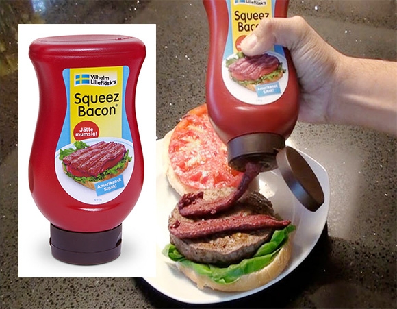 Vilhelf Lillefläsk Squeezable Bacon!