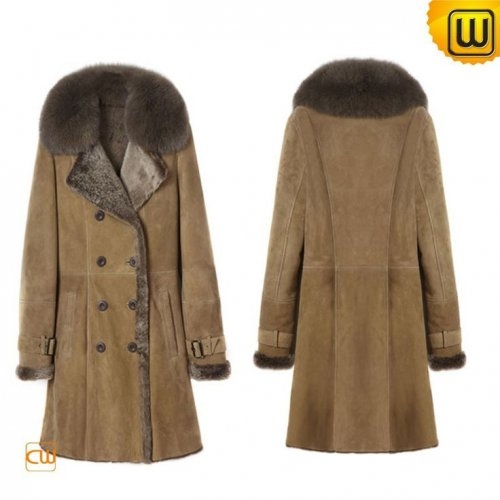 Vintage Shearling Pea Coat CW640230