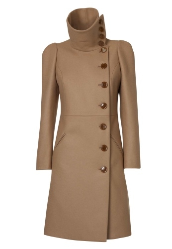 Vivienne Westwood Camel High Collar Coat - Image 2