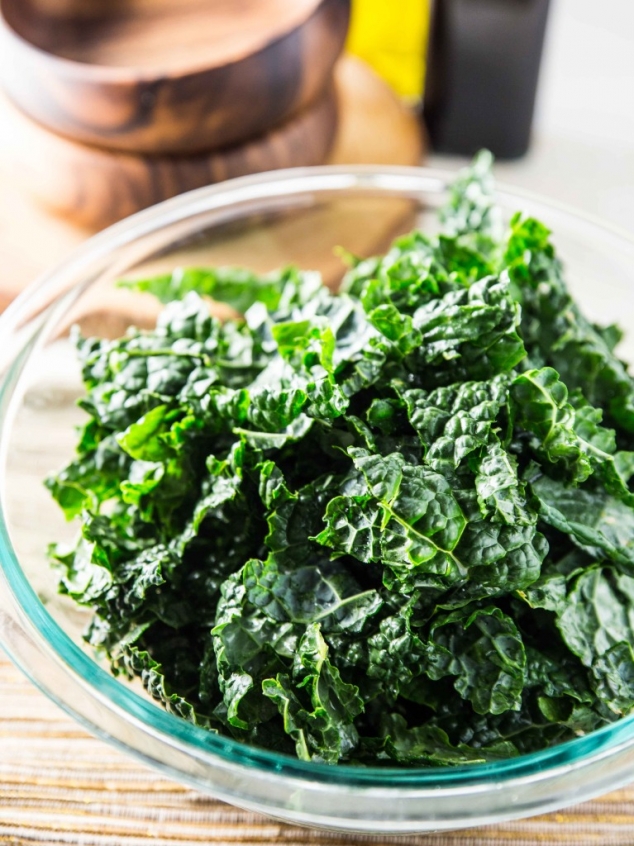Warm Kale Salad with Goat Cheese, Pine Nuts and Sweet Onion Balsamic Dressing - Image 2