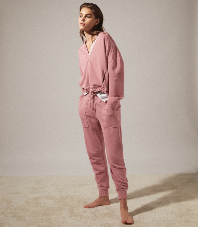 Washed Loungewear Hoodie
