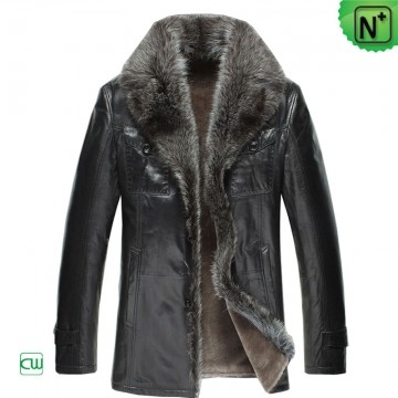 Wellington Mens Fur Leather Jacket CWMALLS