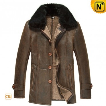 Wellington Mens Fur Shearling Jacket CW877307
