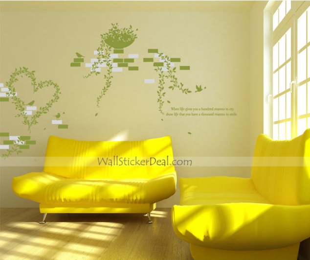 When Life Gives You A Hundred Reasons To Cry Wall Sticker