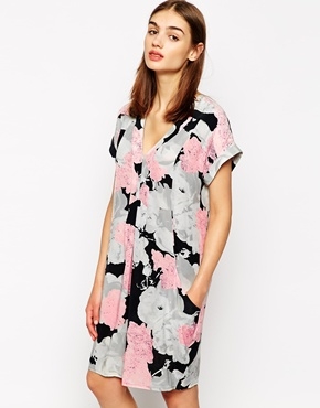 Whistles Adrianne Dress in Rosewater Print
