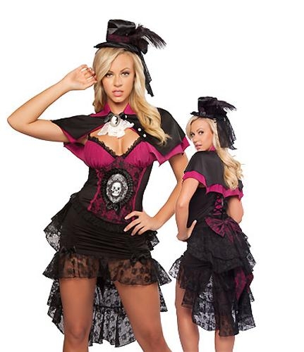 Wholesale Victorian Vampire Dress with Panty and Hat