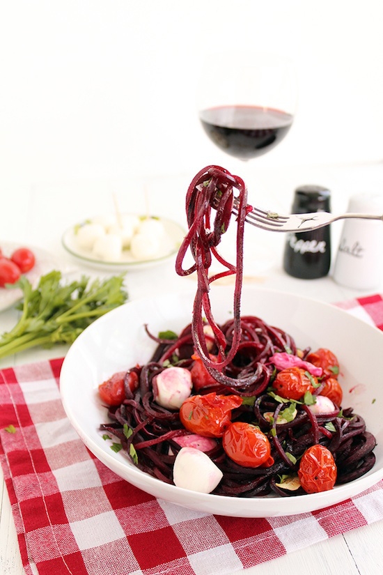 Winter Caprese Beet Noodle Pasta - Image 2