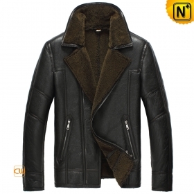 Winter Sheepskin Biker Jacket for Men CW865131