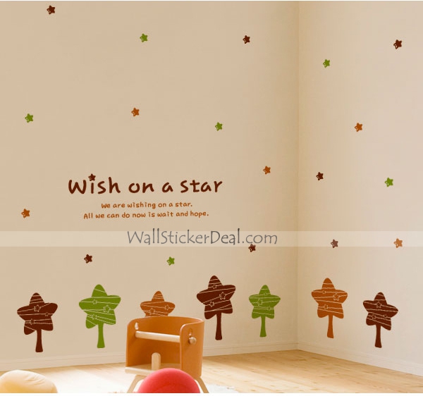 Wish On A Star Wall Sticker