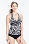 Women's Beach Living Paisley V-neck Tankini Top