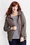 Women's Plus Size Starfish Long Sleeve French Terry Hooded Jacket