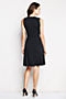 Women's Regular Knit Matte Jersey Shirred Surplice Dress