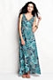 Women's Regular Print Fit and Flare Maxi Dress