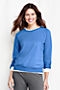 Women's Regular Starfish Tonal Stitch French Terry Open Crewneck