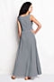 Women's Regular Stripe Fit and Flare Maxi Dress - Image 2