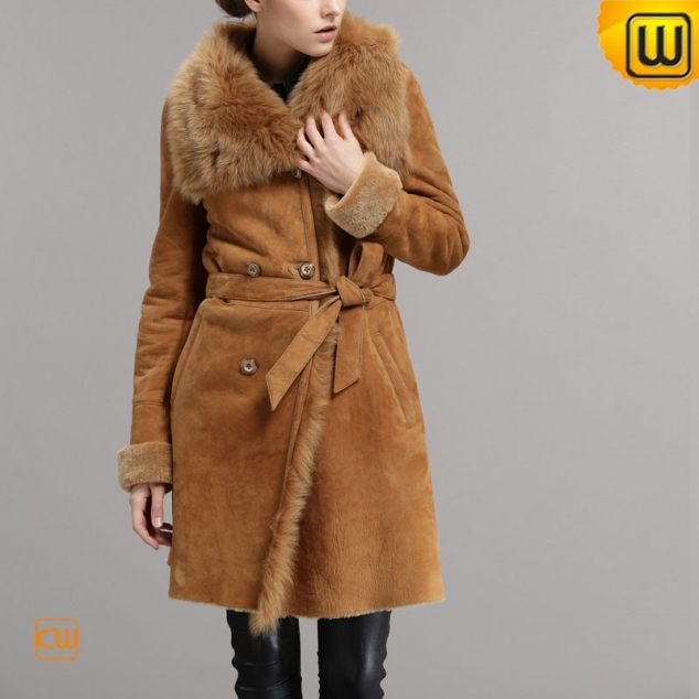 Women Shearling Lined Coats CW640235