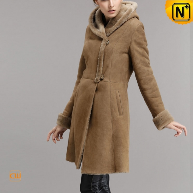 Women Sheepskin Shearling Coat CW640239