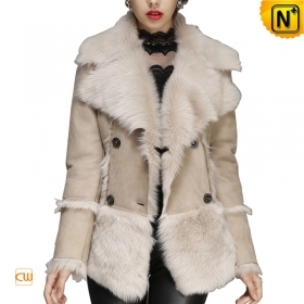 Women Toscana Leather Shearling Jacket CW640211