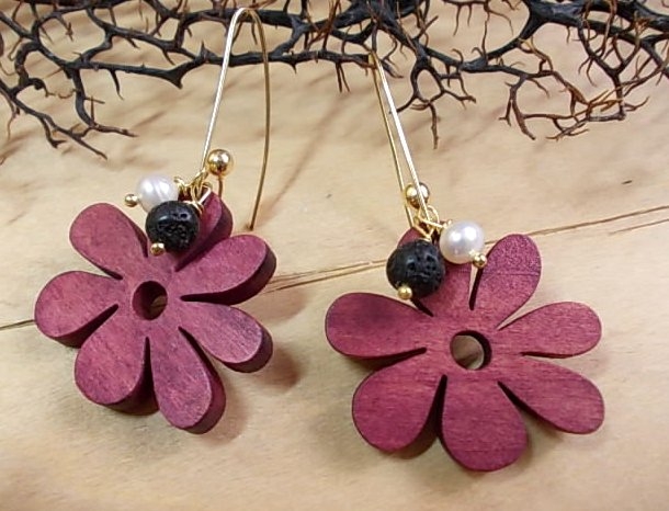 Wooden flowers