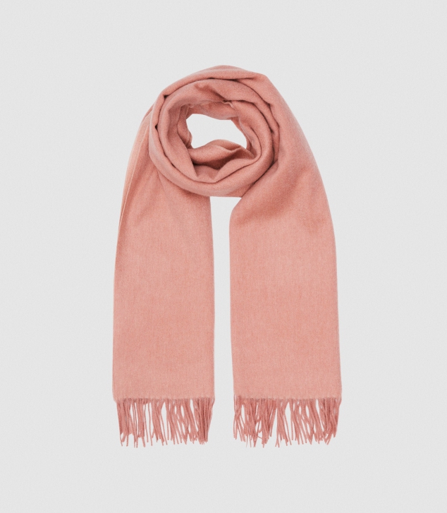 Wool Cashmere Blend Oversized Scarf - Image 2