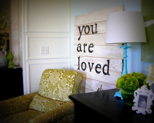 You are loved sign