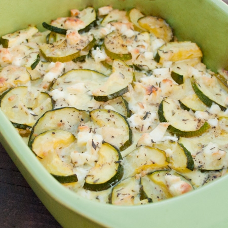  Zucchini Bake with Feta & Thyme