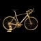 24K Gold Racing Bike