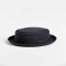 Banded Felt Porkpie Hat - Hats